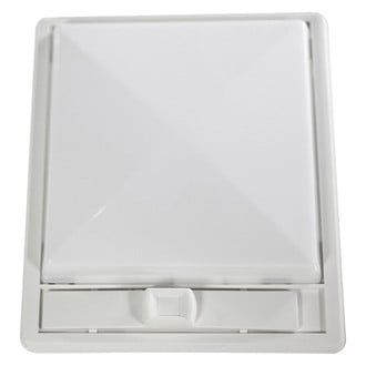 Arcon® 14655 - Economy Series Rectangular Surface Mount Single Bulb Overhead Light with Switch (6.3"L x 5.5"W x 1.6"D)