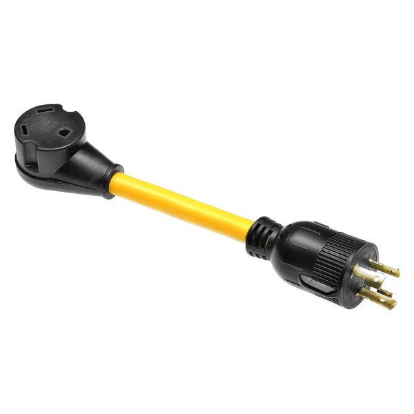 Arcon® - 12" Dogbone Power Adapter with Standard Grip (30A Locking Male x 30A Locking Female)