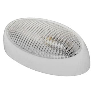 Arcon® 51251 - Oval Clear Lens White Case Incandescent Porch/Utility Light
