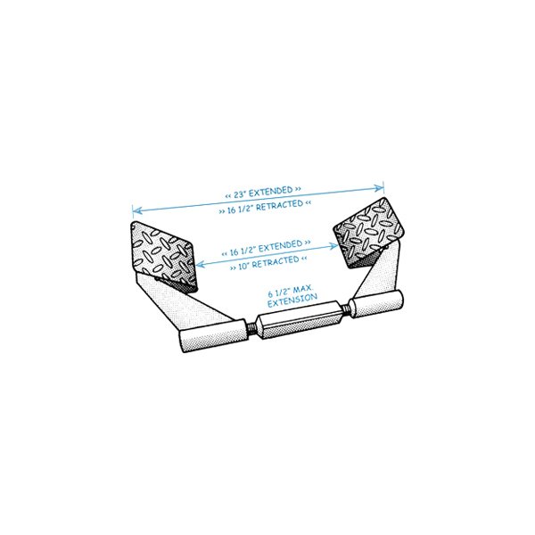 BAL® 28020 - Single Axle Tire Locking Chock - CAMPERiD.com