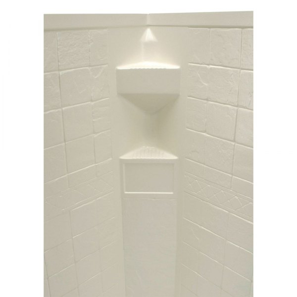 Better Bath 306203 Neo Angle Slate Parchment Plastic Surround Shower Wall 34 L X 34 W Camperid Com