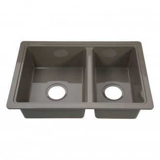 Better Bath Plastic Drop In Rectangular Double Bowl Kitchen Sink Camperid Com