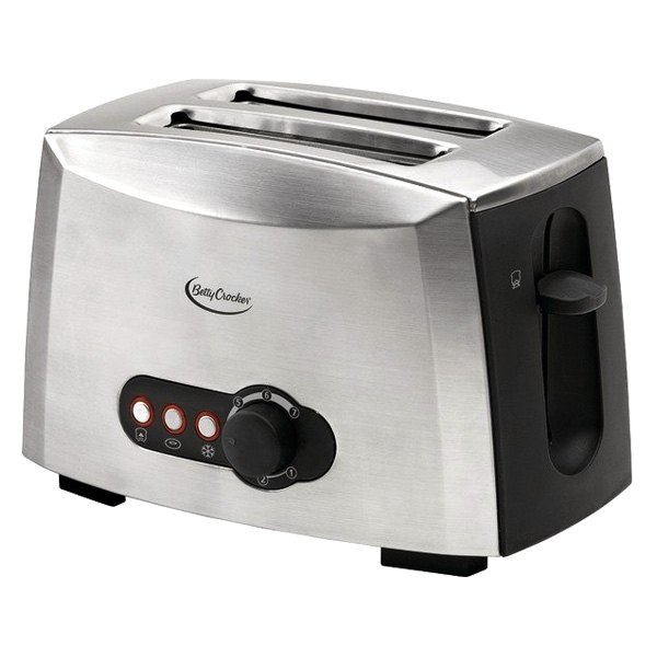 Betty Crocker® - 900W Silver Toaster