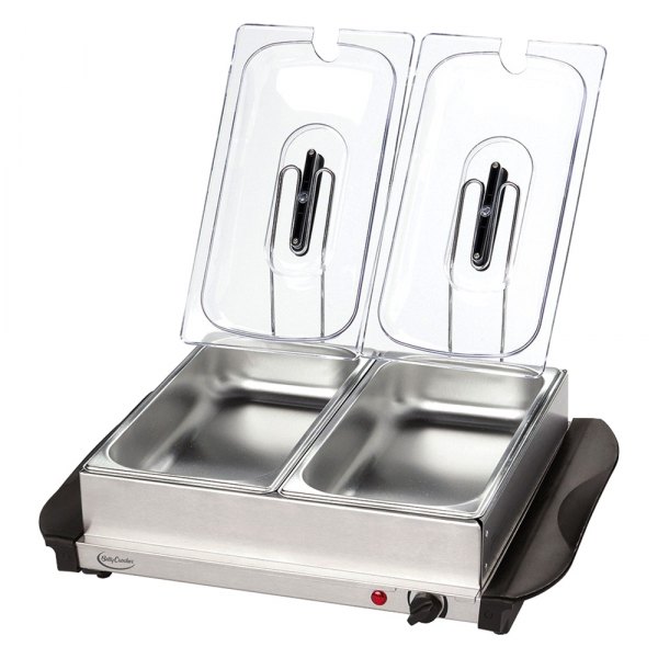 Betty Crocker® - 200W 2 Pan Warming Tray with Buffet Server