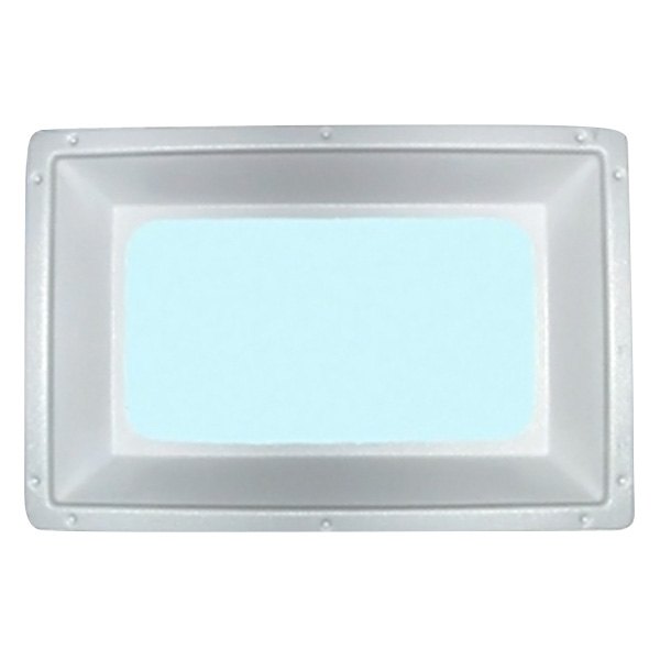 Bri-Rus® - 16"W x 24"L White ABS Plastic Inner Rectangular Skylight