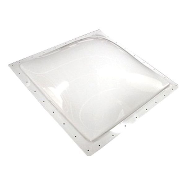 Bri-Rus® - 18.5"W x 18.5"L White Thermoformed Polycarbonate Outer Square Skylight