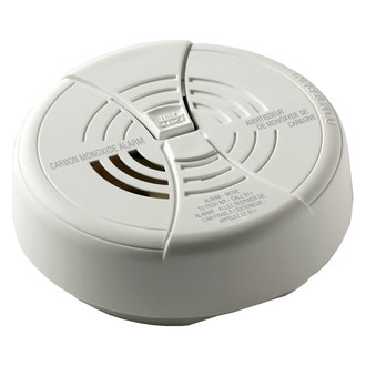 BRK® - Battery White Surface Mount CO Alarm with 9V Battery