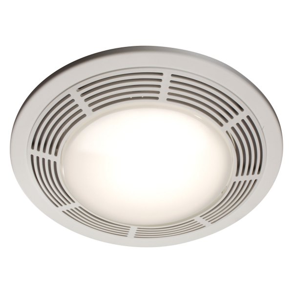 Broan-Nutone® - Economy Series White 100 CFM Bathroom Exhaust Fan with Light and Night Light
