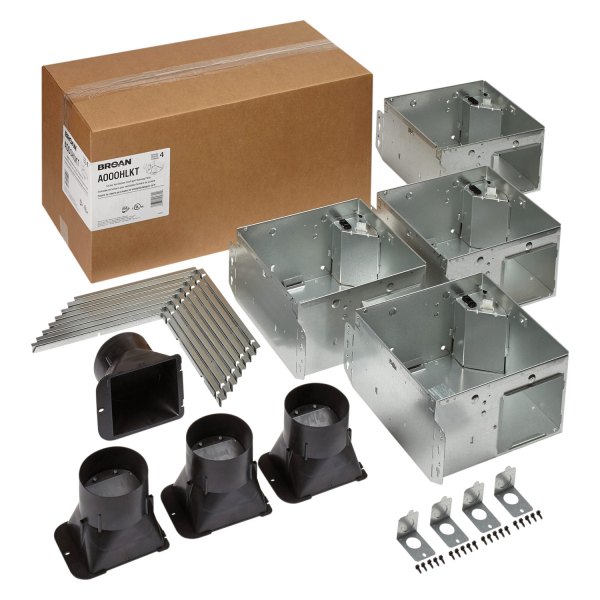 Broan-Nutone® - Flex™ Series Ventilation Fan Light Housing Pack with Flange Kit