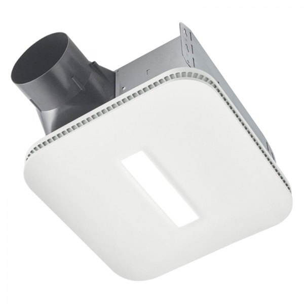 Broan-Nutone® - Flex™ Series 80 CFM Bathroom Exhaust Fan with LED Lighted and CleanCover™ Grille
