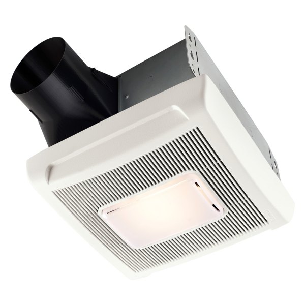 Broan-Nutone® - Flex™ Series 70 CFM Single Speed Ceiling Room Side Installation Bathroom Exhaust Fan with Light