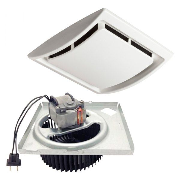 Broan-Nutone® - 60 CFM Quick Install Bathroom Exhaust Fan Motor and Grille Upgrade Kit