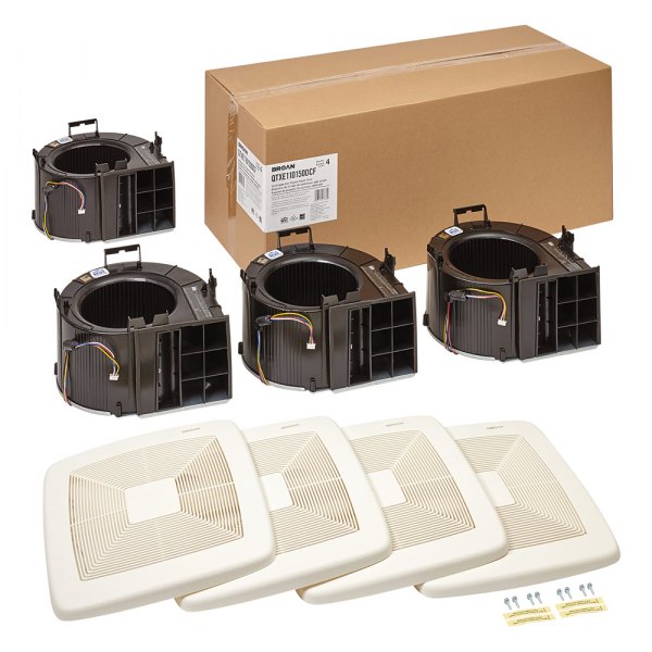 Broan-Nutone® - QT DC™ Series 110-130-150 Selectable CFM Exhaust Ventilation Finish Pack