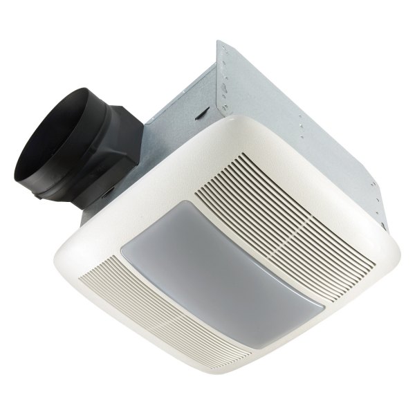 Broan-Nutone® - QTX™ Series 110 CFM Ventilation Fan with White Grille and Light