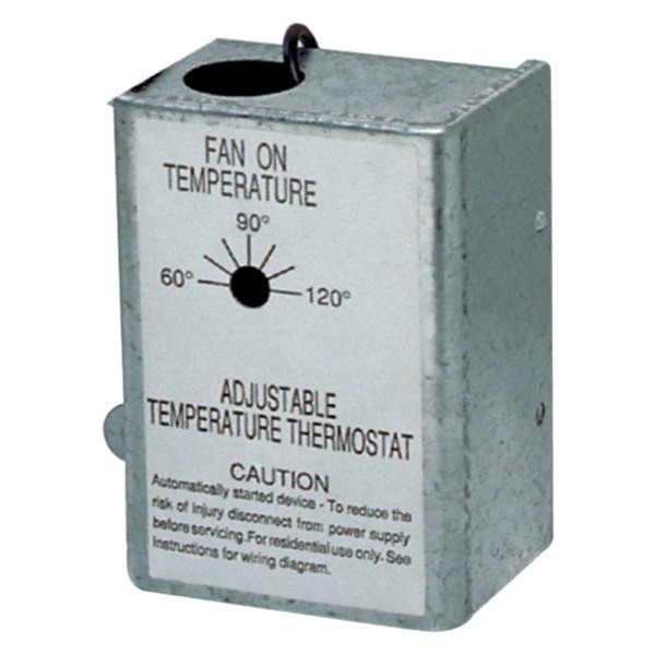 Broan-Nutone® - Powered Attic Ventilator Automatic Adjustable Thermostat
