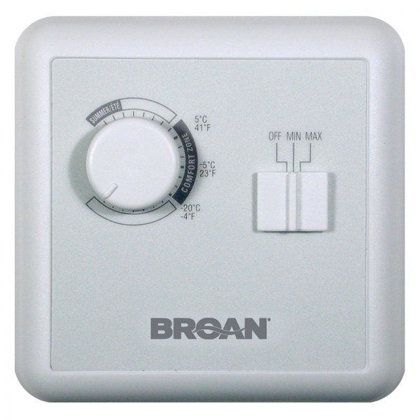 Broan-Nutone® - Air Supply Speed and Humidity Wall Control