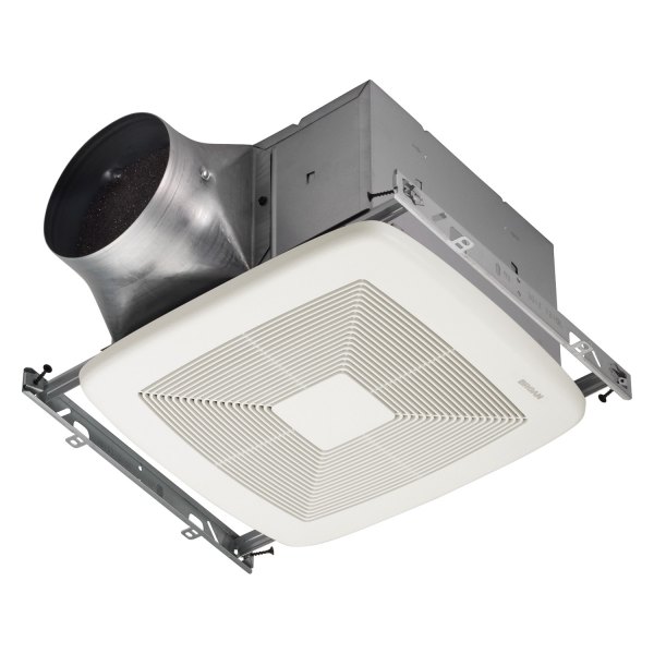 Broan-Nutone® - ULTRA GREEN™ ZB Series 110 CFM Multi-Speed Ceiling Bathroom Exhaust Fan with White Grille
