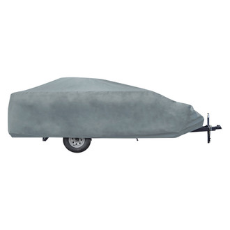 Budge® - ProTECHtor™ Pop-Up Trailer Cover (Gray, Up to 14')