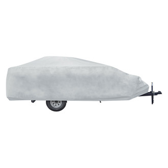 Budge® - Premier™ Pop-Up Trailer Cover (Gray, Up to 14')