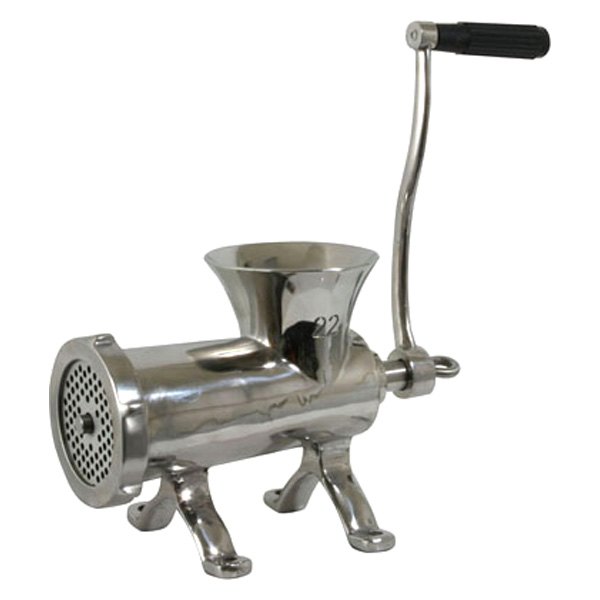 Buffalo Corporation® SM07529 - Stainless Steel Hand Crank Meat Grinder 