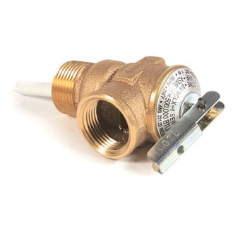 Camco® - 3/4"Dia Water Heater Temperature and Pressure Valve with 1" Probe Coated