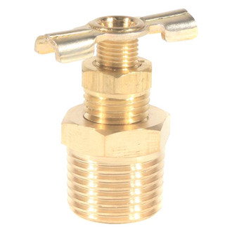 Camco® - 1/2"Dia Brass Water Heater Drain Valve