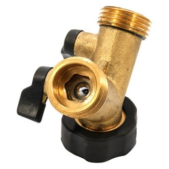 Camco® - Y-Union Shut-Off Valve (3/4" FPT x 3/4" MPT x 3/4" MPT)