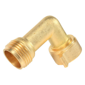 Camco® - 90° Brass Hose Elbow (3/4" FPT x 3/4" MPT)