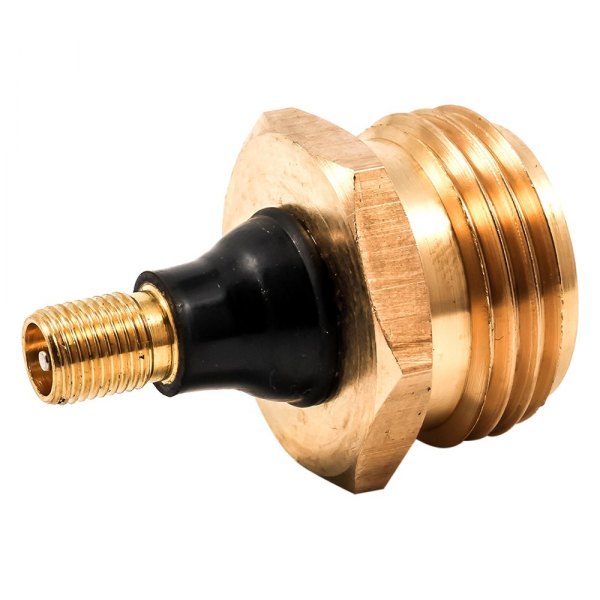 Camco® - Brass Blow Out Plug with Schrader Valve Type Connection