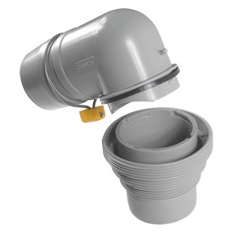 Camco® - Easy Slip™ Gray Elbow & Adapter