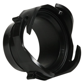 Camco® - Black Hose Adapter (3"Clamp On x 3"Bayonet)