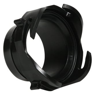 Camco® - Black Hose Adapter (3"Clamp On x 3"Bayonet)