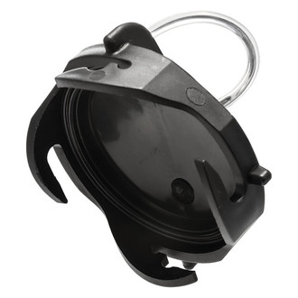 Camco® - 3" Bayonet Black Plastic Cap