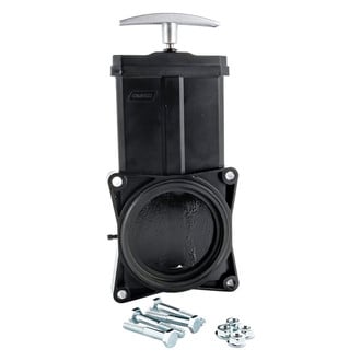 Camco® - 3" Black Metal Sewer Waste Valve