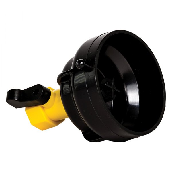 Camco® - Black/Yellow Sewer Hose Rinse Cap