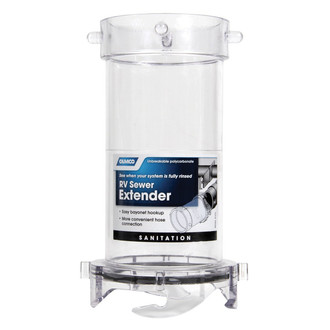 Camco® - Clear Clearview Hose Adapter (3"Lug x 3"Bayonet)