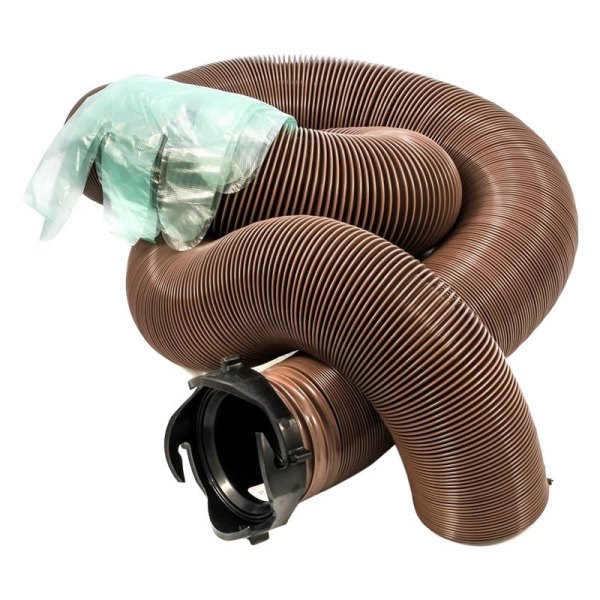 Camco® - HTS™ 20' Brown Heavy Duty Sewer Hose with Bayonet Fitting & Gloves