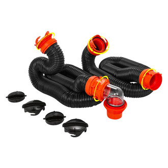 Camco® - RhinoFLEX™ 20' Black Sewer Hose Kit