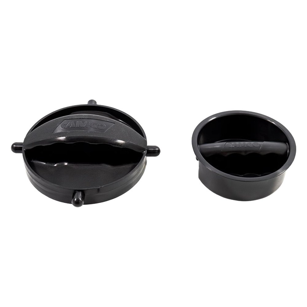 Camco® 39753 - Black Sewer Hose Storage Caps - CAMPERiD.com