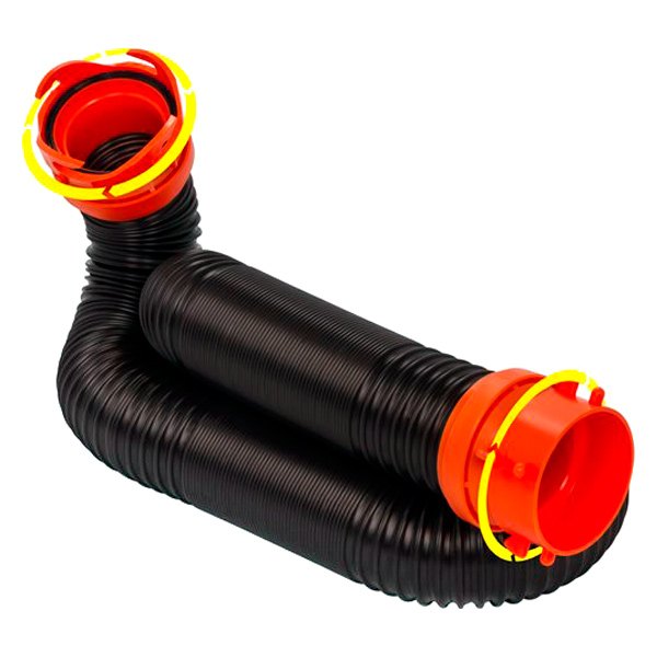 Camco® 39764 - RhinoFLEX™ 10' Black Sewer Extension Kit - CAMPERiD.com