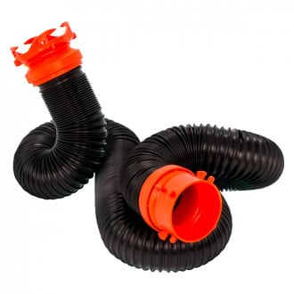 Camco® 39764 - RhinoFLEX™ 10' Black Sewer Extension Kit - CAMPERiD.com