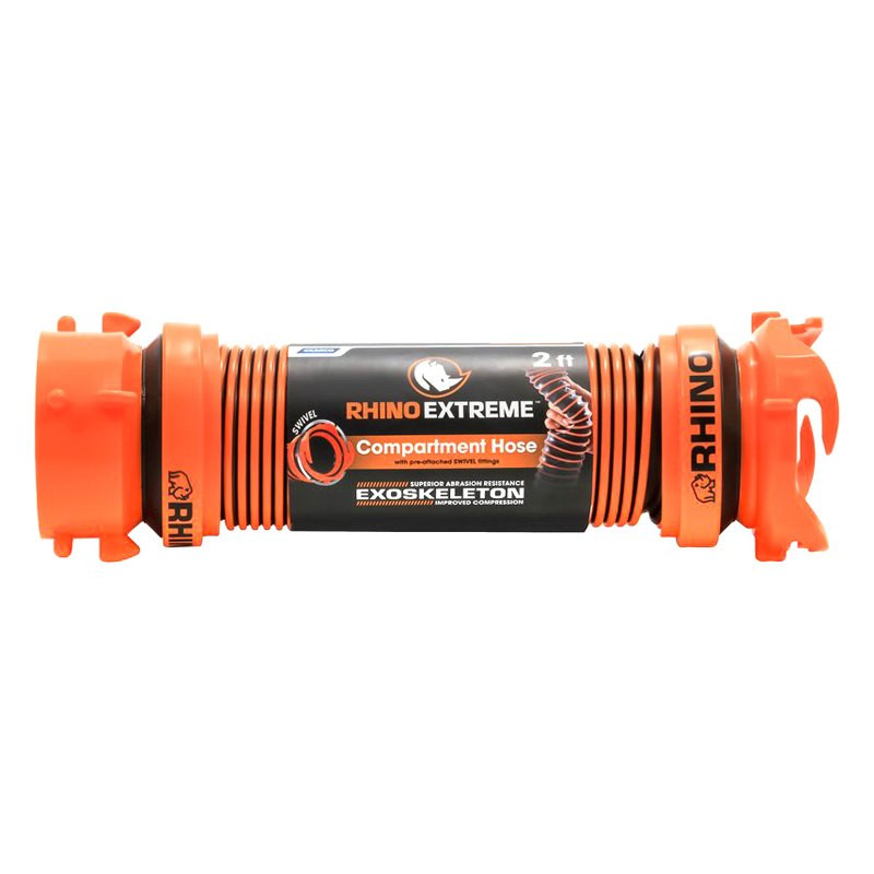 Camco® 39855 - RhinoFLEX™ 2' Black Compartment Sewer Hose