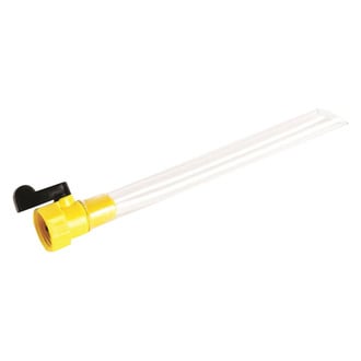 Camco® - Clear Plastic Water Tank Filler with Shut-Off Valve