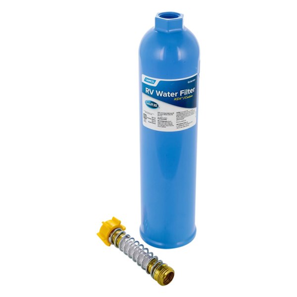Camco® - TastePURE™ XL KDF/GAC 2.5 GPM Water Filter with 4" Hose
