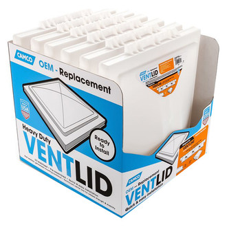 Camco® - White Roof Vent Lid for Ventline Series