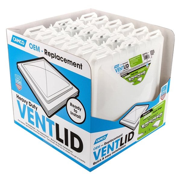 l'Enveloppe Réchauffante Camco® 40183 - White Roof Vent Lid for Heng's Jensen Series