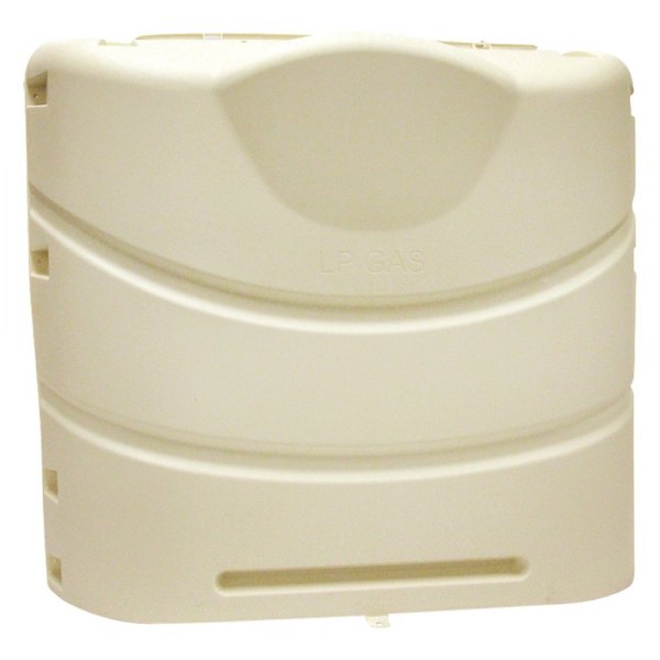 Camco® - Polyethylene Colonial White Heavy Duty Cover for Dual 20 lbs or 30 lbs LP Gas Tanks