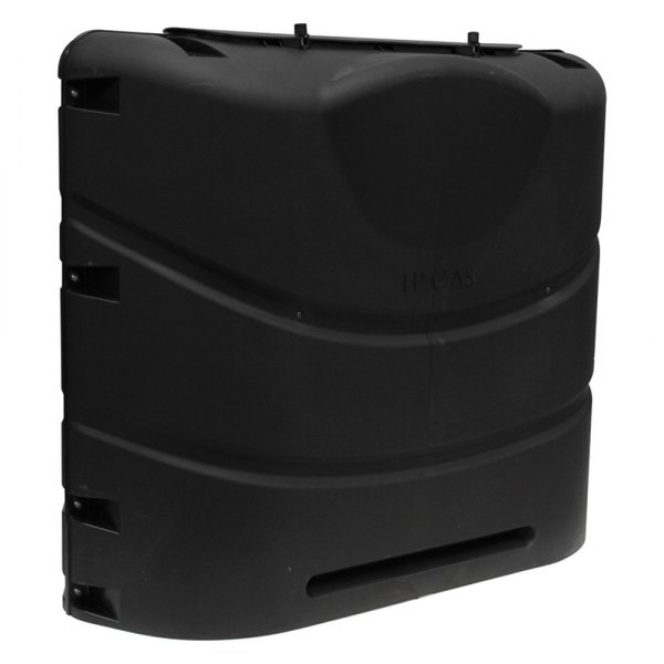 Camco® - Polyethylene Black Heavy Duty Cover for Dual 20 lbs or 30 lbs LP Gas Tanks