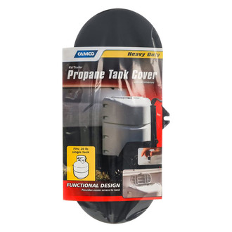 Camco® 40567 - Black Plastic LP Gas Tank Cover Cap Kit