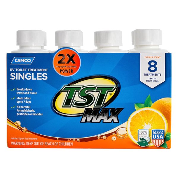 Camco® - Singles™ 4 oz. Citrus Toilet Treatment (8 Pieces)